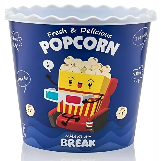 Plastic Popcorn Bowl